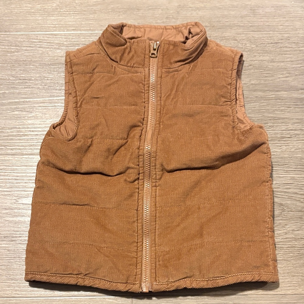 Carter's Tan Quilted Kids Vest